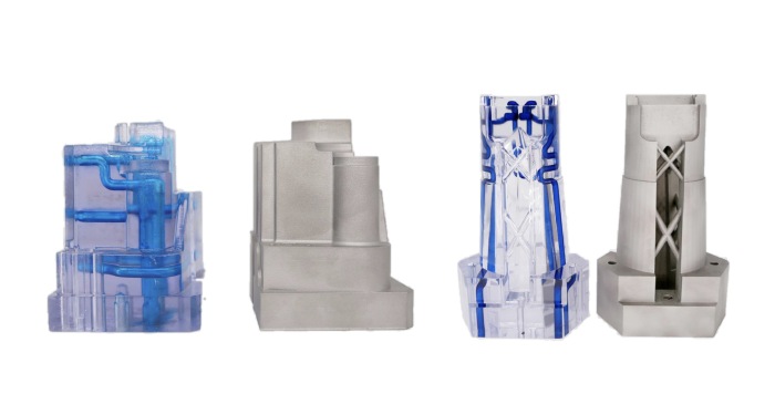 易加三维采用金属3D打印技术制造随形冷却水路模具，大幅提高注塑模具生产的效率与质量