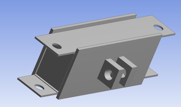 图1 固定座结构图 图1 固定座结构图