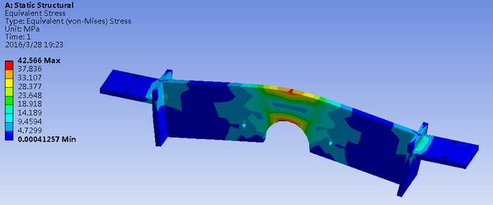 图5 筒夹应力云图 图5 筒夹应力云图