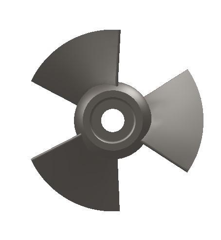 图3 叶轮3D实体