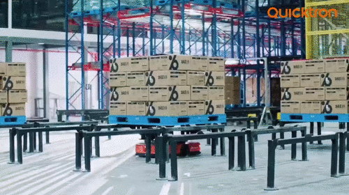 使用快仓机器人的宠食智能工厂，20人掌控每天200吨发货