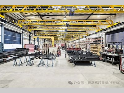 德马格V型梁起重机农用机械制造应用