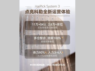 百年品牌“智”胜未来，海柔助力科勒重塑效率与体验