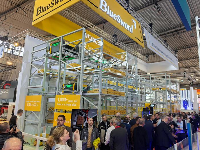兰剑智能在德国LogiMAT2025展会现场 兰剑智能在德国LogiMAT2025展会现场