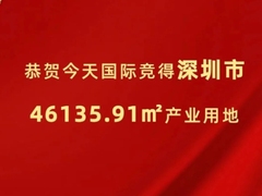 约 4.6 万平方米！恭喜今天国际又摘产业用地！