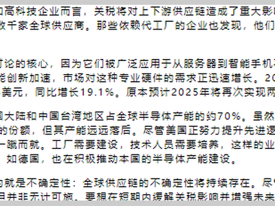关税凸显了韧性供应链的必要性
