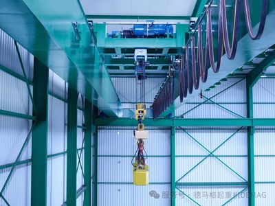 新型建筑与自动化物流的融合，德马格起重机钢材捆存储和拣选应用