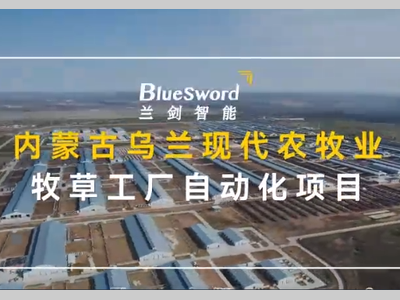 兰剑智能案例-内蒙古牧草自动化工厂