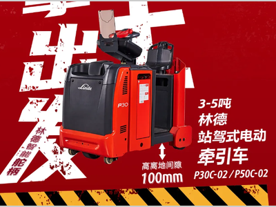 牵引力士 劲擎出发 | 3-5吨林德站驾式电动牵引车实力登场