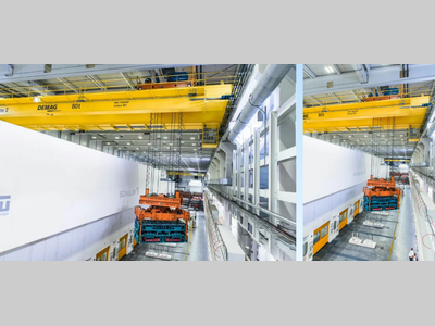 安全与可靠，德马格起重机汽车冲压车间换模和修模应用