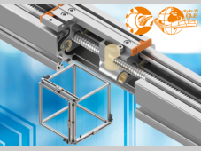 快速装配，提供多种连接方式：igus易格斯drylin SLX直线平台，承重高达600公斤