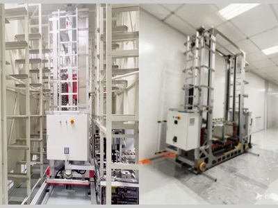 米亚斯千级洁净室堆垛机，半导体智造的洁净物流硬核方案