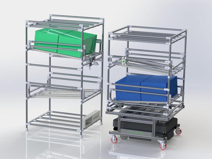 Nonead MiR Shelf Carrier System - 2