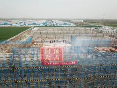 诺德集团新工厂在江苏扬州正式封顶