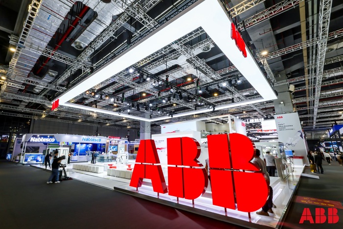 ABB机器人工博会展台