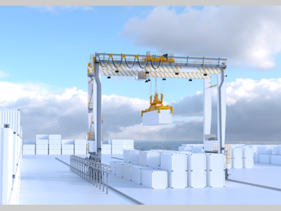 倍加福丨超声波传感器30GM/F260系列，为港口起重设备的安全高效运行保驾护航