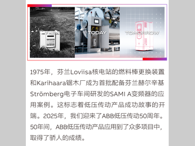 ABB低压传动50周年有奖征文活动