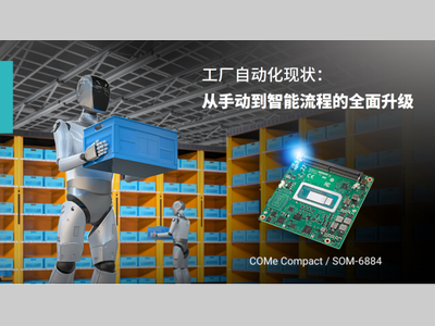研华模块化电脑SOM-6884：通过AI集成和可扩展设计推进人形机器人技术发展