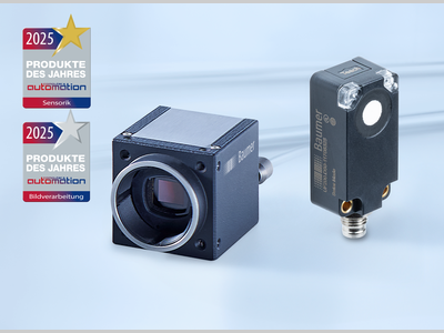 堡盟UF200超声波传感器和SWIR短波红外相机荣膺“年度最佳产品奖”