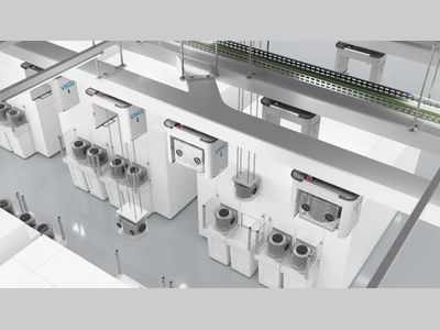 倍加福 | 半导体AMHS天车定位：从条形码到二维码，PXV定位系统解锁智造精准密码