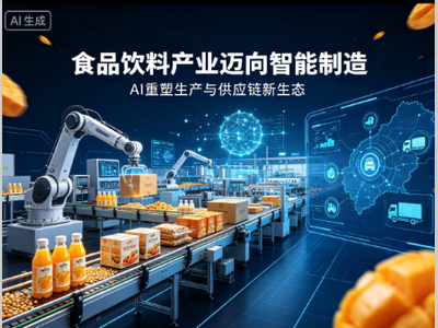 食品饮料产业迈向智能制造 AI重塑生产与供应链新生态