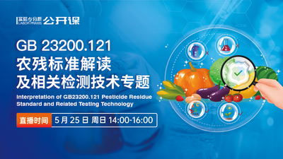 GB23200.121 农残标准解读及相关检测技术专题