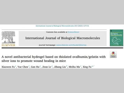 华中农业大学：新型食品源蛋白质基水凝胶及其促进小鼠伤口愈合机制研究