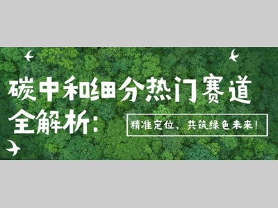 中国未来五十年的碳中和赛道剖析！