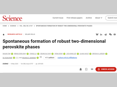 【最新科研】诺贝尔化学奖得主，最新Science！