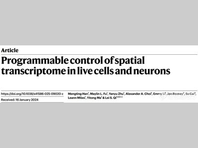 Nature ！中国科学家开发新型可编程的空间转录组调控技术CRISPR-TO