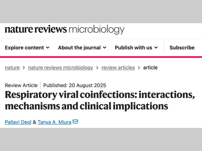 流感季来袭！Nature系列综述：干扰还是共感染？呼吸道病毒之间的“相爱相杀”