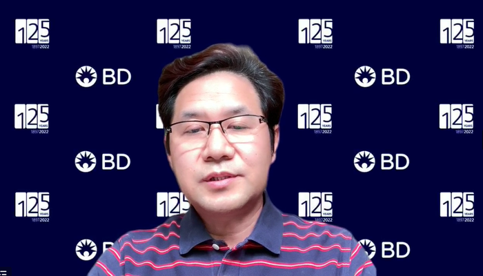 滚动照片7 碧迪医疗大中华区副总裁李平发言 滚动照片7 碧迪医疗大中华区副总裁李平发言