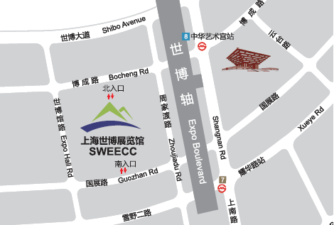 上海世博展览馆北门