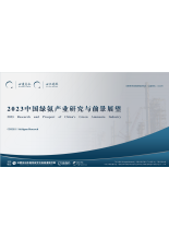 2023中国绿氨产业研究与前景展望