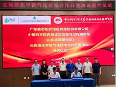 有关绿色甲醇！中科院签约“生物质化学链气化产业化示范技术合作协议”