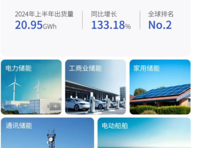 亿纬锂能发布2024年半年报：储能业务暴涨