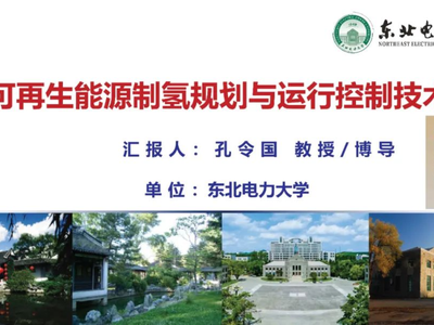 制氢技术 | 可再生能源制氢规划与运行控制技术