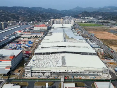 福鼎时代锂离子电池生产基地5号超级工厂项目即将投产