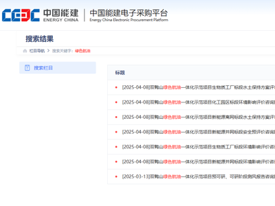总投资208亿元！国内首个绿氢制绿色航油示范项目招标