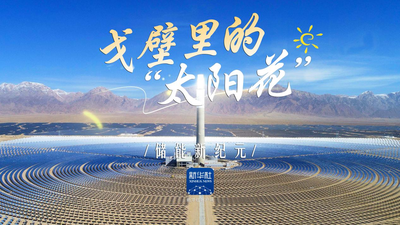 新华社《储能新纪元》：戈壁里的“太阳花”