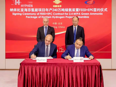 年产240万吨，中国化学签约全球最大绿氨项目；中核绿色氢氨项目EPC中标候选人公示