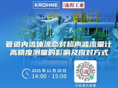 在线研讨会预告｜流态干扰对超声波流量计测量有何影响？