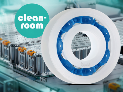 igus推出新型工程塑料滚珠轴承，为无尘室带来更高安全性